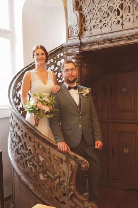 Brautpaar im Standesamt in Heidelberg