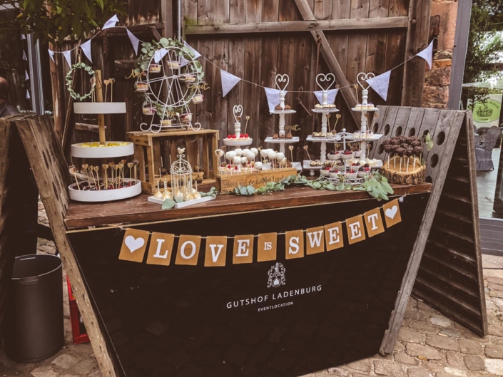 Candybar Heidelberger Hochzeit