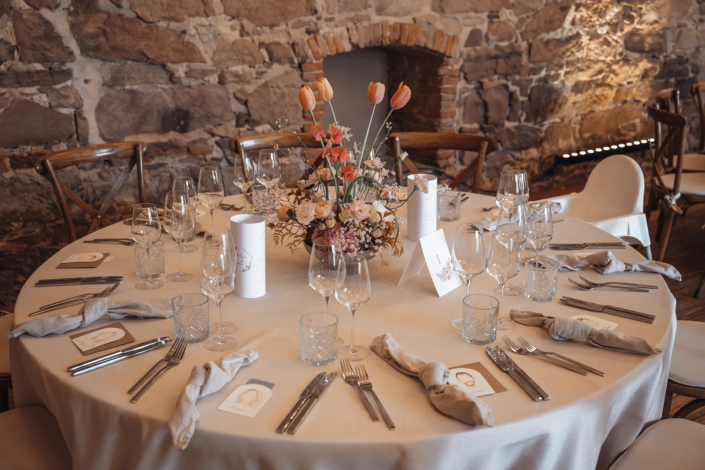 Hochzeitsdeko Hochzeit Landgut Schloss Michelfeld