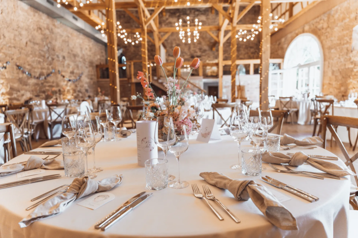 Tischdeko Hochzeit Landgut Schloss Michelfeld