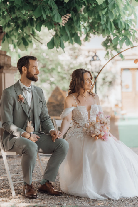 Trauung im Hochzeit Landgut Schloss Michelfeld