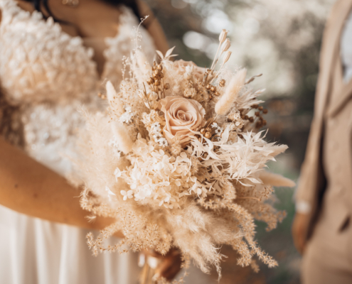 Brautstrauß im Boho Stil