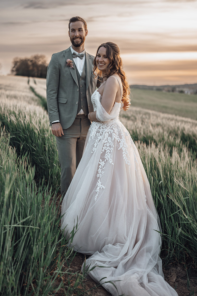 Hochzeitsfotograf Schwetzingen – Brautpaar beim Paarshooting
