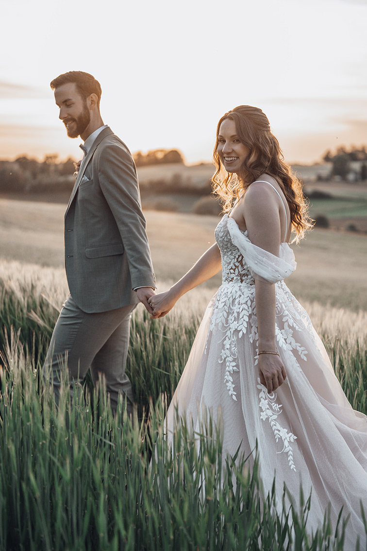 Hochzeitsfotograf bei einer Hochzeitsreportage